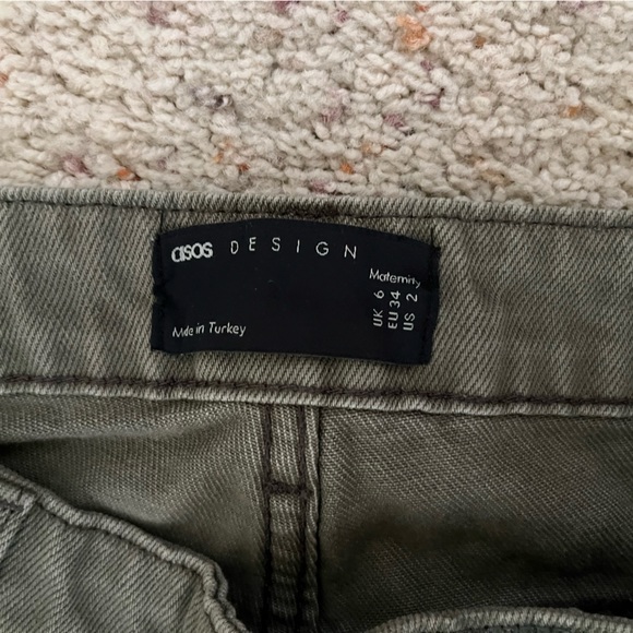 ASOS Lot of 2 Women’s Maternity Jeans EUC sz 2 - Picture 6 of 7